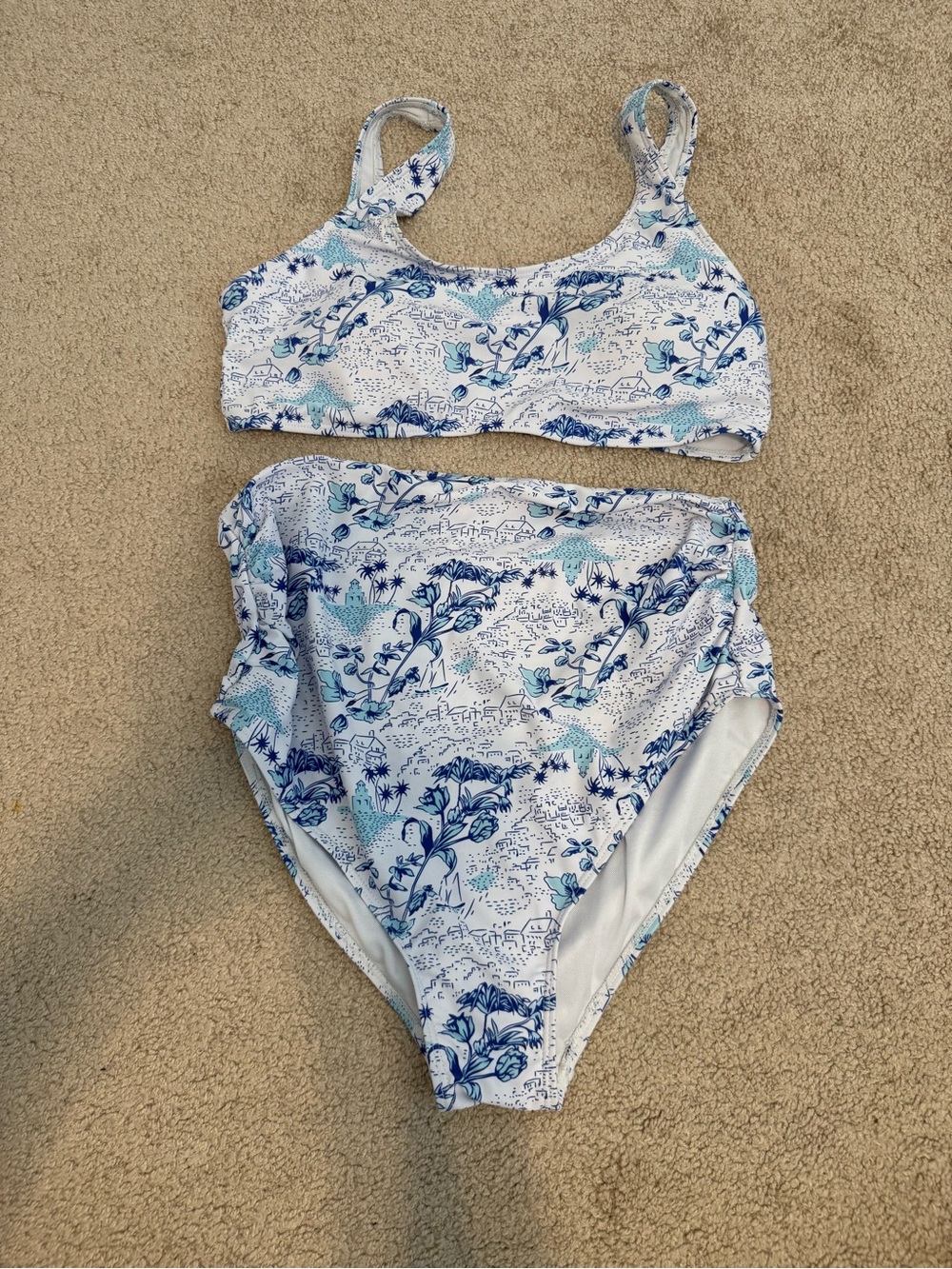 Maternity floral bikinis size L